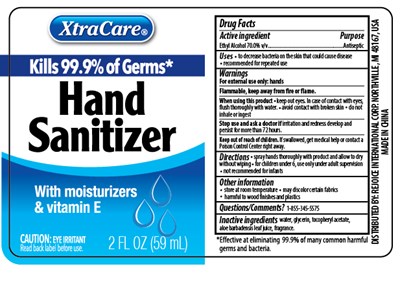 Label 2 (Hand Sanitizer Spray 1.85oz Label)